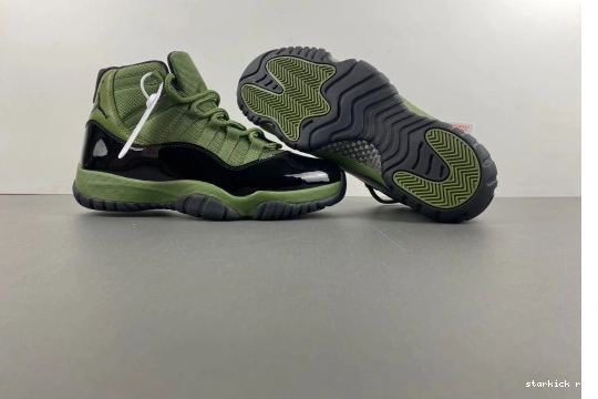 Green CT8012-300 Retro Military CT8012-300 11  Jordan 0402